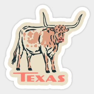 Texas buffalo Sticker